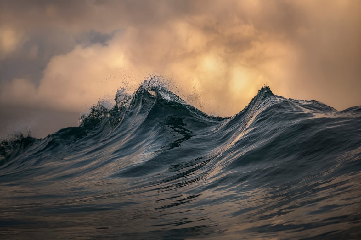 Stormy ocean